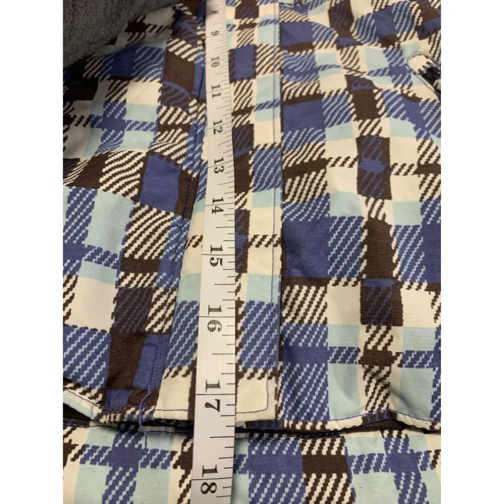 Columbia Youth‎ Hooded Waterproof Plaid Snow Jacket Size 4/5